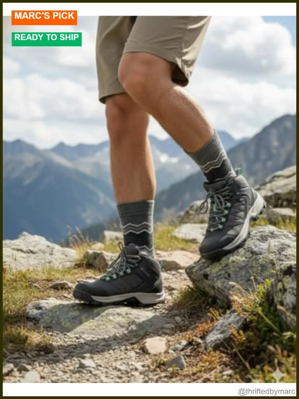 Alpaca-Merino Blend Warm Cozy Crew Socks Thermal Regular-Fit Boot Socks